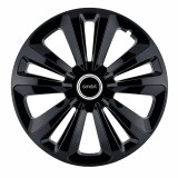 Set 4 Capace Roti Terra Negru R15, pentru Smart