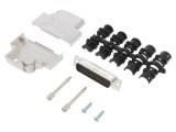 Conector D-Sub 25-Pin Tată Unghi 45&deg; Lipire Gold Flash