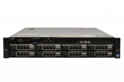 Dell PowerEdge R720 8 x LFF, 2 x 8 Core Xeon E5-2695v2 3.3GHz, 128GB DDR3, Perc H710 Mini, iDrac7 Ent, 2 x 750W, 2 Ani garantie foto