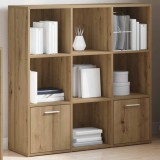 VidaXL Bibliotecă, stejar artizanal, 98x29x97,5 cm, lemn prelucrat