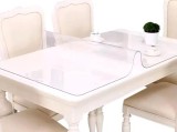 Fata de masa transparenta, 130x100 cm, grosime 1,2 mm, aspect ca de sticla