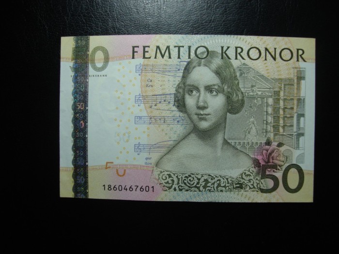 SUEDIA 50 KRONOR AUNC/UNC