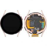 Display cu Touchscreen Samsung Galaxy Watch FE, cu Rama, Versiune BT, Roz Auriu, Service Pack GH97-30050D