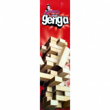 Joc de indemanare Genga - Turnul instabil, Klemy&#039;S Collection, 54 piese, din lemn, mare, 9x9x32 cm