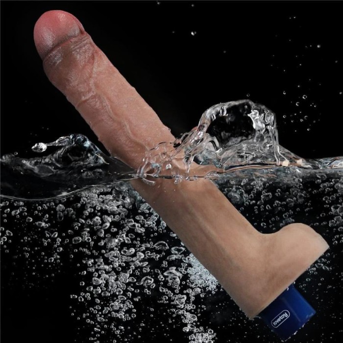 Vibrator Realistic Real Softee, Brun, 26.5 cm