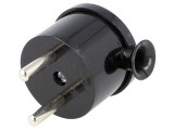 Conector Alimentare AC 2P 230V 16A Negru