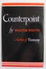 COUNTERPOINT by WALTER PISTON , AUTOR of HARMONY , ANII &#039;2000