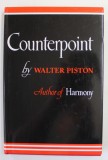 COUNTERPOINT by WALTER PISTON , AUTOR of HARMONY , ANII &#039;2000