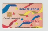 bnk card Cartele telefonice - Romania Romtelecom 1996 - Abstract Design 1996 - Col:RO-ROM-0018A