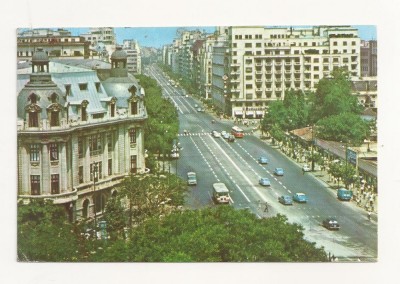 RF12 -Carte Postala- Bucuresti, Bdul N.Balcescu, circulata foto