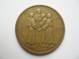 ROMANIA - 20 lei 1930 HORA LONDRA , Mihai I , L17.1