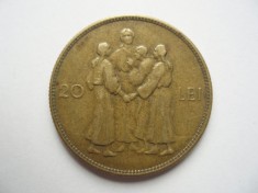 ROMANIA - 20 lei 1930 HORA LONDRA , Mihai I , L17.1