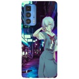 Husa compatibila cu Motorola G100 model Rey Evangelion, Silicon, TPU, Viceversa, Transparent, Carcasa