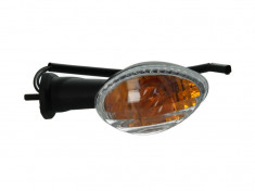 Lampa semnalizare moto fata, stanga (culoare alba) SUZUKI SFV 650 dupa 2009 foto