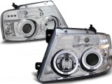 Set de faruri tuning cu ochi de &icirc;nger halogen potrivit pentru Ford F150 MK 11 2004-2008, stanga si dreapta Performance AutoTuning
