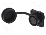 Soclu SA20 mamă WEIPU IP67 25A 500V 4mm&sup2; -40&divide;85&deg;C