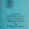 Anuarul Institutului politehnic Traian Vuia din Timisoara (1970-1971)