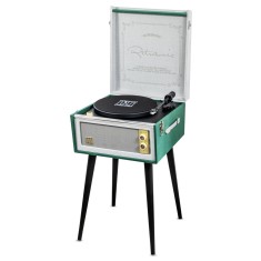 Pick-up stereo Electromures Retrosonic EM 1025 verde cu Bluetooth