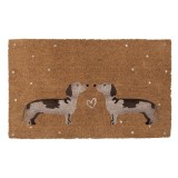 Cumpara ieftin Covoras intrare casa fibre cocos Catelusi 75x45x1 cm