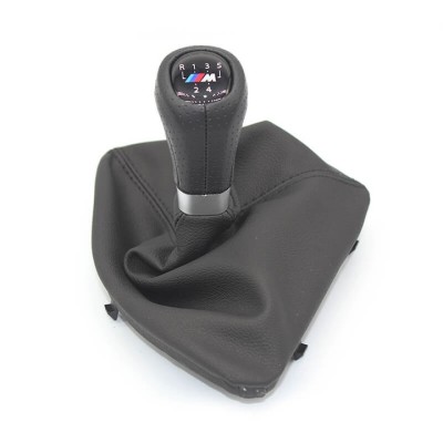 Manson schimbator viteze cu nuca si saculet pentru BMW Seria 1 E81 E82 E87 E88, 5 viteze, sigla M Performance foto