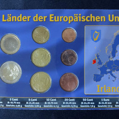 Euro set - Irlanda 2003-2008 de la 1 cent la 2 euro, 8 monede