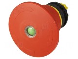 Comutator de siguranță 22mm roșu fără IP66