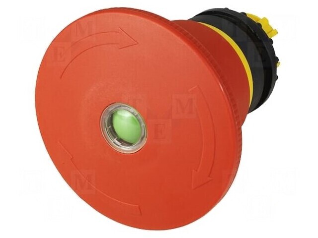 Comutator de siguranță 22mm roșu fără IP66