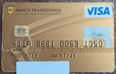 B12 108 - Card bancar foarte vechi - piesa de colectie foto