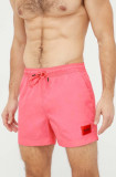 HUGO pantaloni scurți de baie culoarea roz 50469323