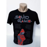 Tricou barbați negru squid game - XXL