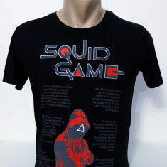 Tricou barbați negru squid game