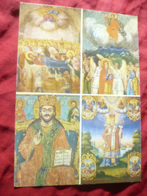 Ilustrata -tematica Pictura Religioasa - Resita - colectie arta veche romaneasca foto