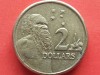 AUSTRALIA-2 DOLLARS 2001, Australia si Oceania, Bronz-Aluminiu