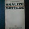 I. NEGOITESCU - ANALIZE SI SINTEZE