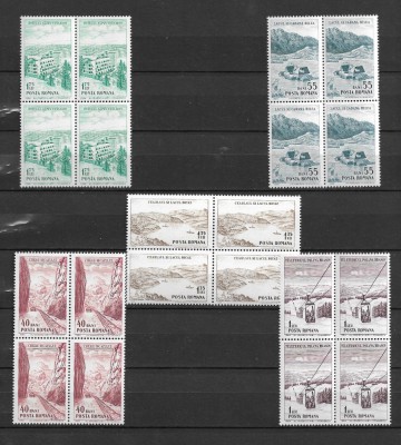 ROMANIA 1964 - PUNCTE TURISTICE LA MUNTE, BLOCURI, MNH - LP 585 foto