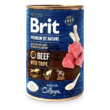 Brit premium by Nature Conservă de vită &amp;amp; măruntaie 400 g