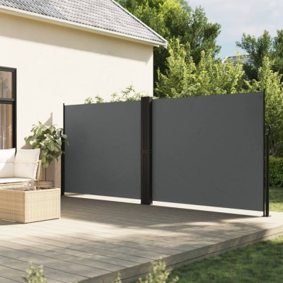 vidaXL Copertină laterală retractabilă, antracit, 180x600 cm 4004643 foto