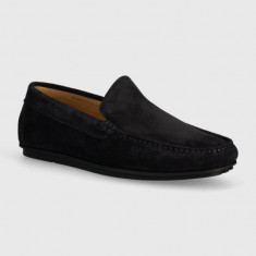 Gant mocasini din piele intoarsa Wilmon barbati, culoarea albastru marin, 28673544.G69