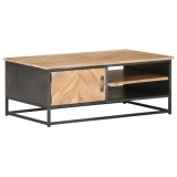 Gossi masuta de cafea, 90x50x35 cm, lemn masiv de acacia