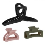 Set Clame de Păr, 3 Buc, Multicolor, Plastic, Oem