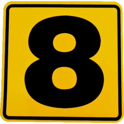 Abtibild numar &amp;quot; 8 &amp;quot; Automotive TrustedCars foto