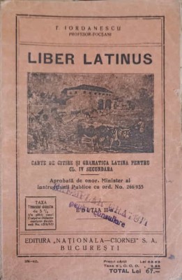LIBER LATINUS-T. IORDANESCU-249922 foto