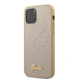 Cumpara ieftin Husa Cover Guess Iridescent Love pentru iPhone 12 Mini Gold