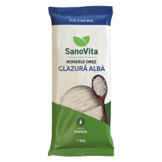 RONDELE OREZ CU GLAZURA ALBA 66GR