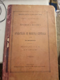 Partea electro-mecanica. Descrierea mecanica a aparatelor de manevra centrala sistem Siemens aplicate la programul C.F.R (1899)