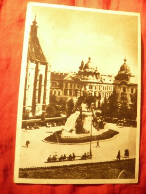 Ilustrata Cluj - Vedere - Ed. Libraria Noastra , circulat 1955 foto