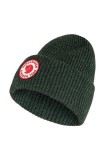 Fjallraven căciulă de l&acirc;nă 1967 Logo culoarea verde, de l&acirc;nă, din tricot gros F78142.662