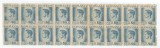 |Romania, LP 188/1945, Uzuale - Mihai I, hartie gri, 50 lei, bloc, eroare, MNH