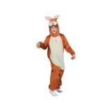 Costum carnaval Iepuras maro pentru copii mărime 110/120 cm ( 4 - 6 ani)