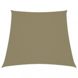 VidaXL Parasolar, bej, 2/4x3 m, țesătură oxford, trapez
